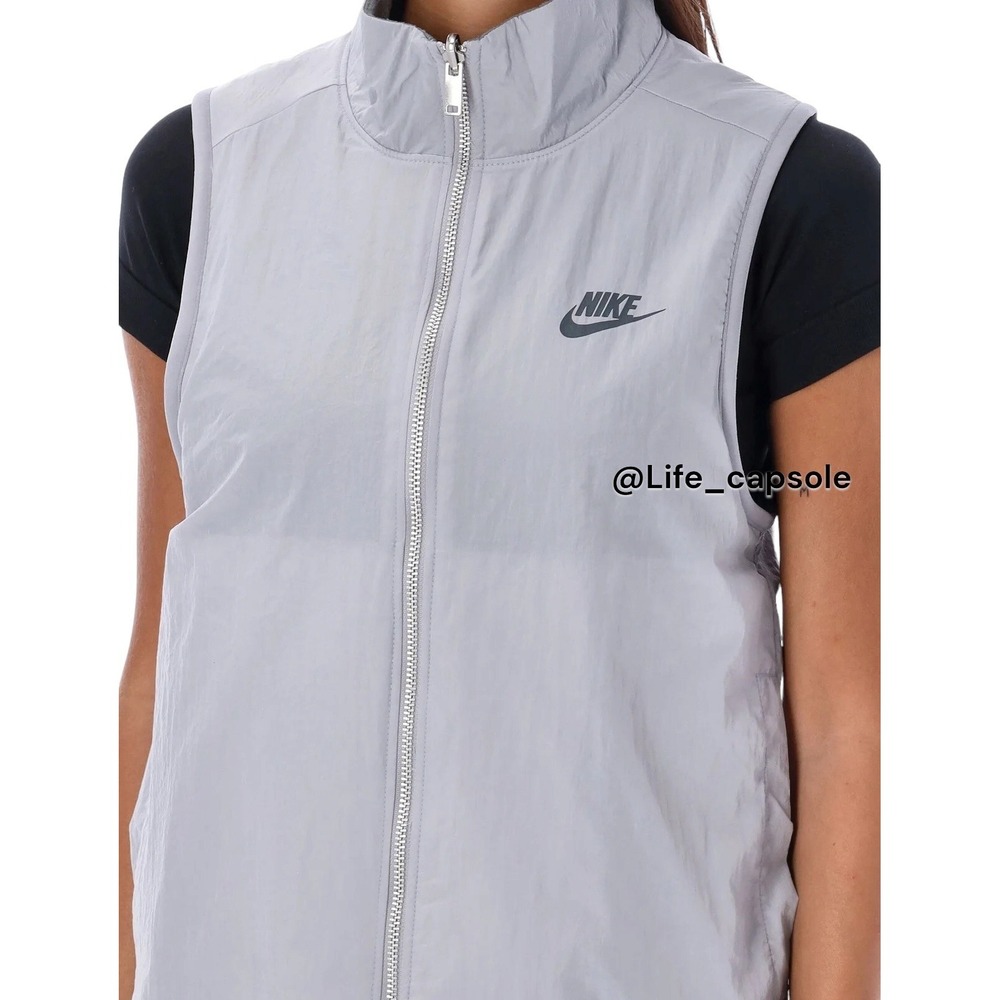 Size S Nike Vest Grey Sportswear Sports Utility Reversible FQ1577-02 $105 NWT - Picture 3 of 13